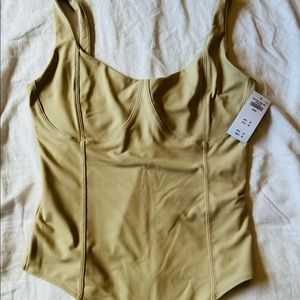 Abercrombie corset bodysuit, double lined